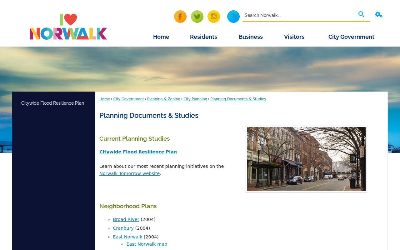 Norwalk neighbors lookup planning and neighborhood association documents