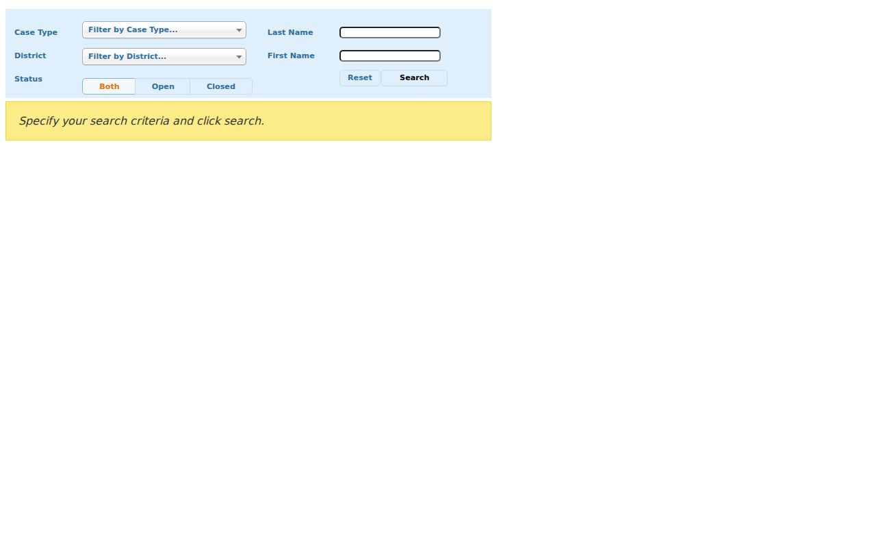 Norwalk previous residents Probate District case lookup